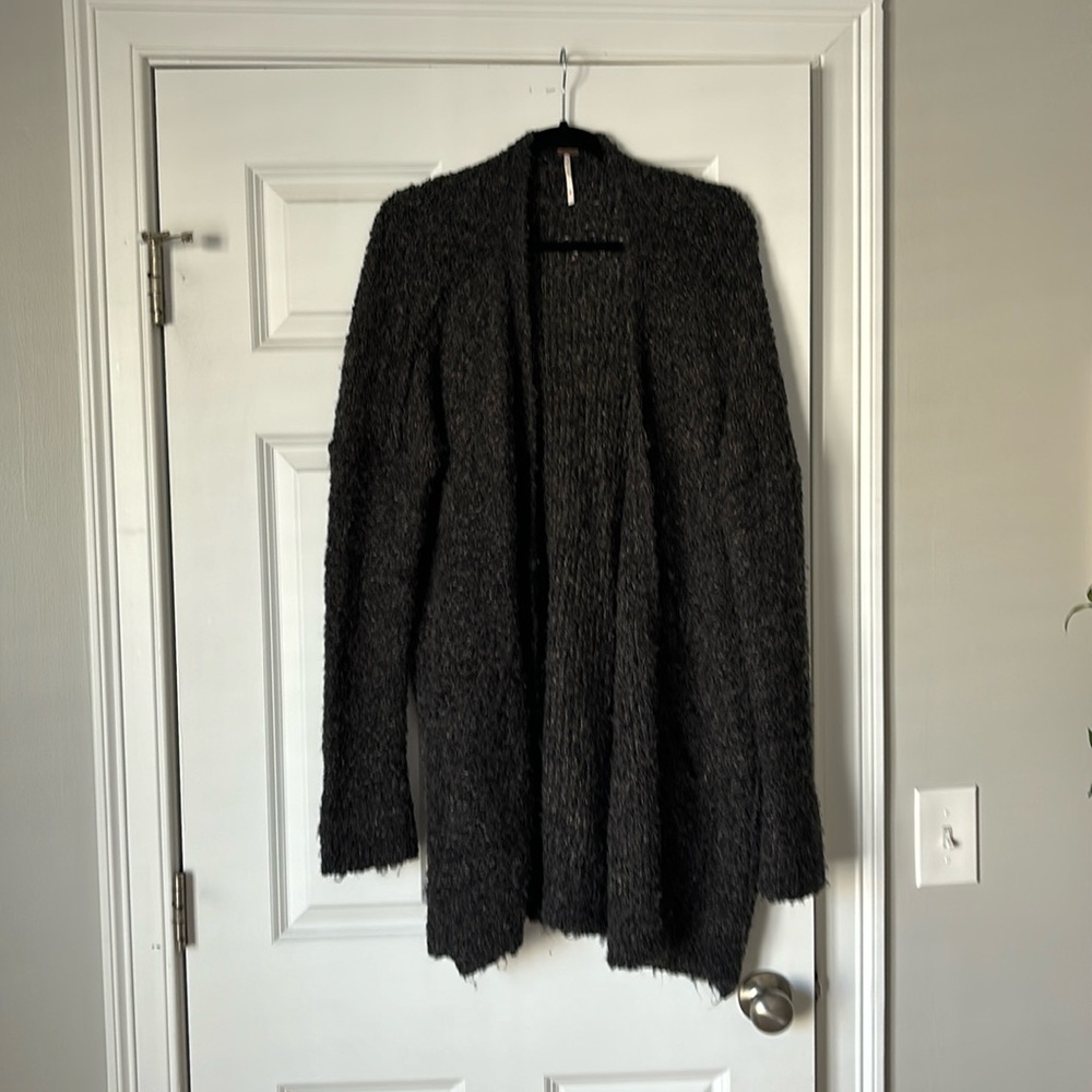 Free People black cardigan
